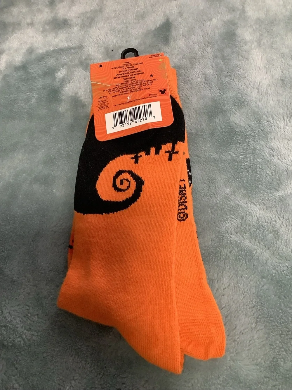 Disney The Nightmare Before Christmas Halloween Socks Women's Size 4-10
